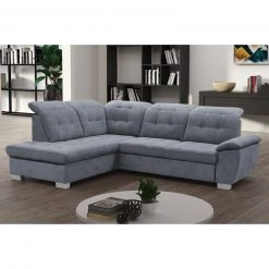 Ecksofa - steel - Staukasten - Ottomane links -Wohnzimmer Verkäufe 1016018200 04 1600Wx1600H