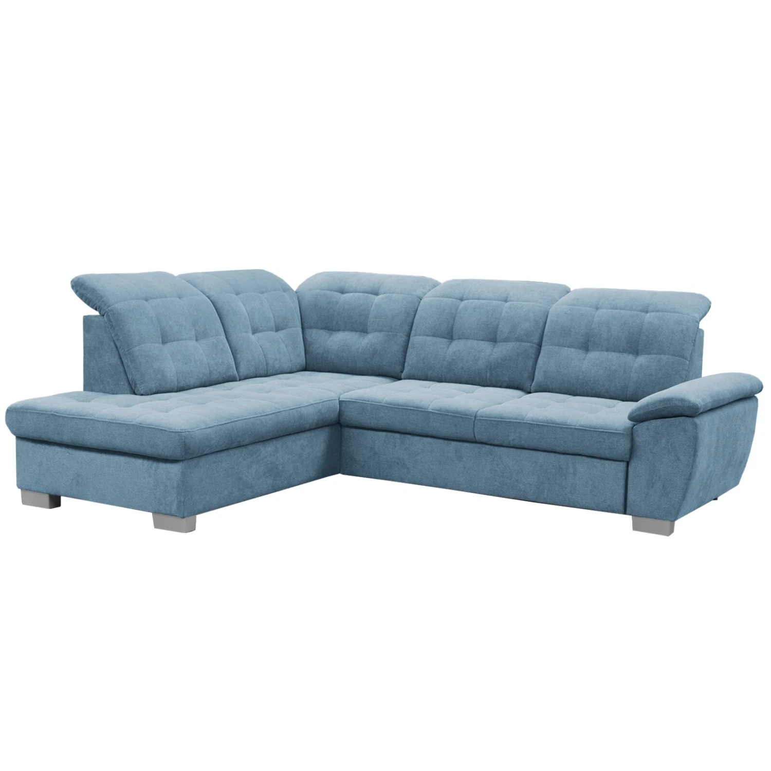Ecksofa - denim - Staukasten - Ottomane links 6 Ecksofa - denim - Staukasten - Ottomane links – Bild 6