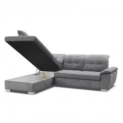 Ecksofa - grau - Staukasten - Ottomane links 8 Ecksofa - grau - Staukasten - Ottomane links -Wohnzimmer Verkäufe 1016018205 03 1600Wx1600H