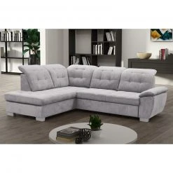 Ecksofa - silber - Staukasten - Ottomane links 9 Ecksofa - silber - Staukasten - Ottomane links -Wohnzimmer Verkäufe 1016018207 04 1600Wx1600H