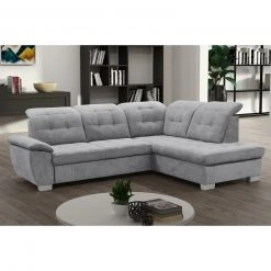 Ecksofa - grau - Staukasten - Ottomane rechts -Wohnzimmer Verkäufe 1016018405 04 1600Wx1600H