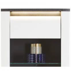 Luca Bessoni Hängevitrine ALASSIO - weiß Hochglanz - Matera dunkel - 55 cm 9 Luca Bessoni Hängevitrine ALASSIO - weiß Hochglanz - Matera dunkel - 55 cm -Wohnzimmer Verkäufe 1016019500 03 1600Wx1600H