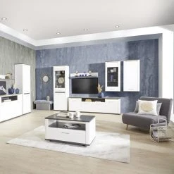 Luca Bessoni Hängeschrank ALASSIO - weiß Hochglanz - Matera dunkel - 55 cm 13 Luca Bessoni Hängeschrank ALASSIO - weiß Hochglanz - Matera dunkel - 55 cm -Wohnzimmer Verkäufe 1016019600 07 1600Wx1600H