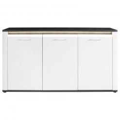 Luca Bessoni Sideboard ALASSIO - weiß Hochglanz - Matera dunkel - 156 cm 5 Luca Bessoni Sideboard ALASSIO - weiß Hochglanz - Matera dunkel - 156 cm -Wohnzimmer Verkäufe 1016021000 01 1600Wx1600H