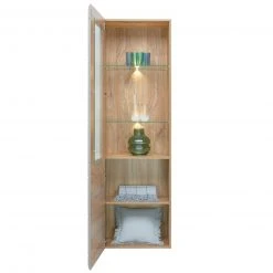 Luca Bessoni Standvitrine AURIS - Basalt-Flagstaff Eiche - 60 cm -Wohnzimmer Verkäufe 1016021500 04 1600Wx1600H