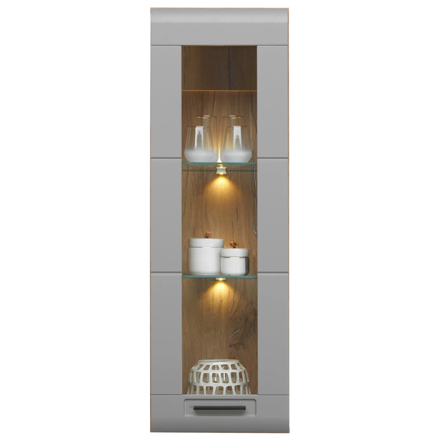 Luca Bessoni Hängevitrine AURIS - Basalt-Flagstaff Eiche 2 Luca Bessoni Hängevitrine AURIS - Basalt-Flagstaff Eiche – Bild 2