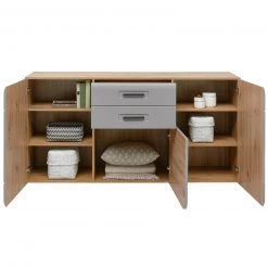 Luca Bessoni Sideboard AURIS - Basalt-Flagstaff Eiche - 163 cm -Wohnzimmer Verkäufe 1016021900 04 1600Wx1600H