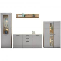 Luca Bessoni Sideboard AURIS - Basalt-Flagstaff Eiche - 163 cm -Wohnzimmer Verkäufe 1016021900 06 1600Wx1600H