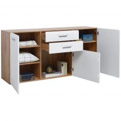 Luca Bessoni Sideboard AURIS - weiß-Flagstaff Eiche - 163 cm 14 Luca Bessoni Sideboard AURIS - weiß-Flagstaff Eiche - 163 cm -Wohnzimmer Verkäufe 1016021901 03 1600Wx1600H