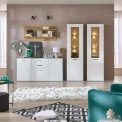 Luca Bessoni Sideboard AURIS - weiß-Flagstaff Eiche - 163 cm 19 Luca Bessoni Sideboard AURIS - weiß-Flagstaff Eiche - 163 cm -Wohnzimmer Verkäufe 1016021901 08 1600Wx1600H