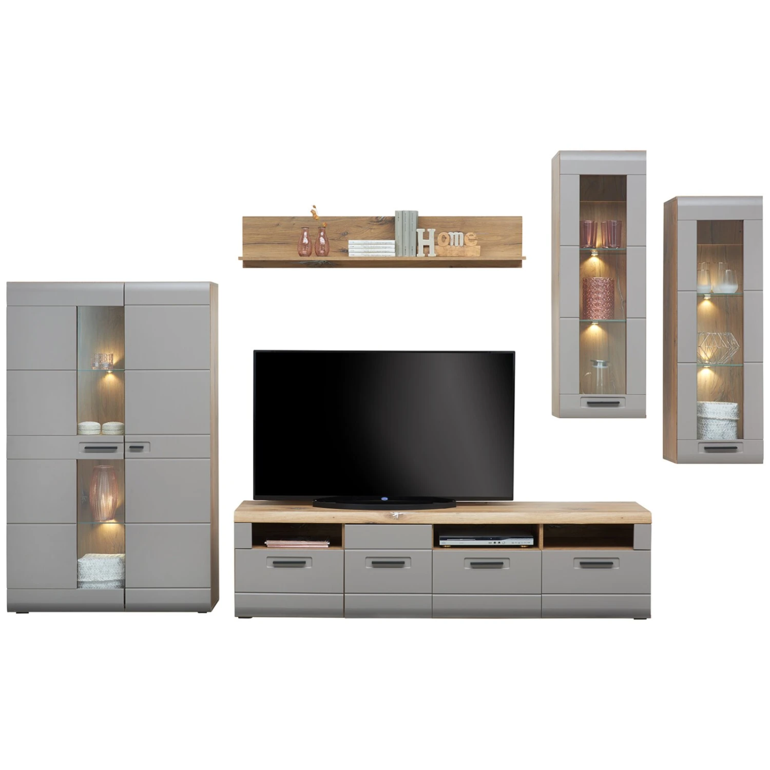 Luca Bessoni Lowboard AURIS - Basalt-Flagstaff Eiche - 190 cm 6 Luca Bessoni Lowboard AURIS - Basalt-Flagstaff Eiche - 190 cm – Bild 6