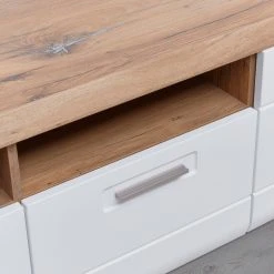 Luca Bessoni Lowboard AURIS - weiß-Flagstaff Eiche - 190 cm -Wohnzimmer Verkäufe 1016022101 05 1600Wx1600H