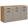 Luca Bessoni Sideboard AURIS - Basalt-Flagstaff Eiche - 150 cm