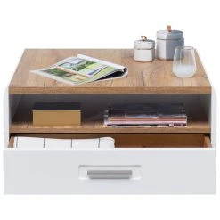 Luca Bessoni Couchtisch AURIS - weiß-Flagstaff Eiche -Wohnzimmer Verkäufe 1016022301 04 1600Wx1600H