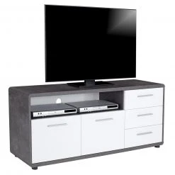 TV-Lowboard - Betonoptik-weiß - 3 Schubkästen - 150 cm -Wohnzimmer Verkäufe 1016022400 03 1600Wx1600H