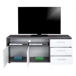 TV-Lowboard - Betonoptik-weiß - 3 Schubkästen - 150 cm -Wohnzimmer Verkäufe 1016022400 04 1600Wx1600H