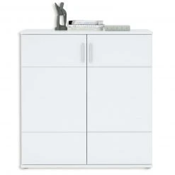 Kommode - Alpinweiß - 2 Türen - 88 cm breit