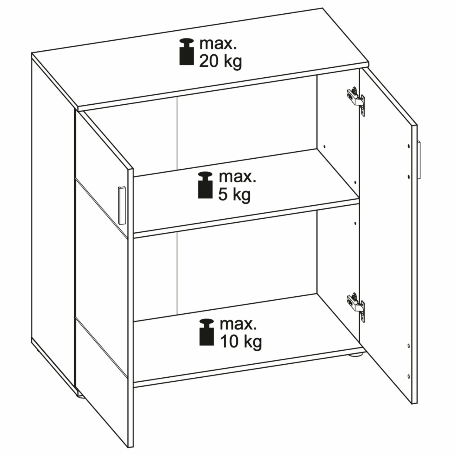 Kommode - Artisan Eiche - 88 cm breit 2 Kommode - Artisan Eiche - 88 cm breit – Bild 2