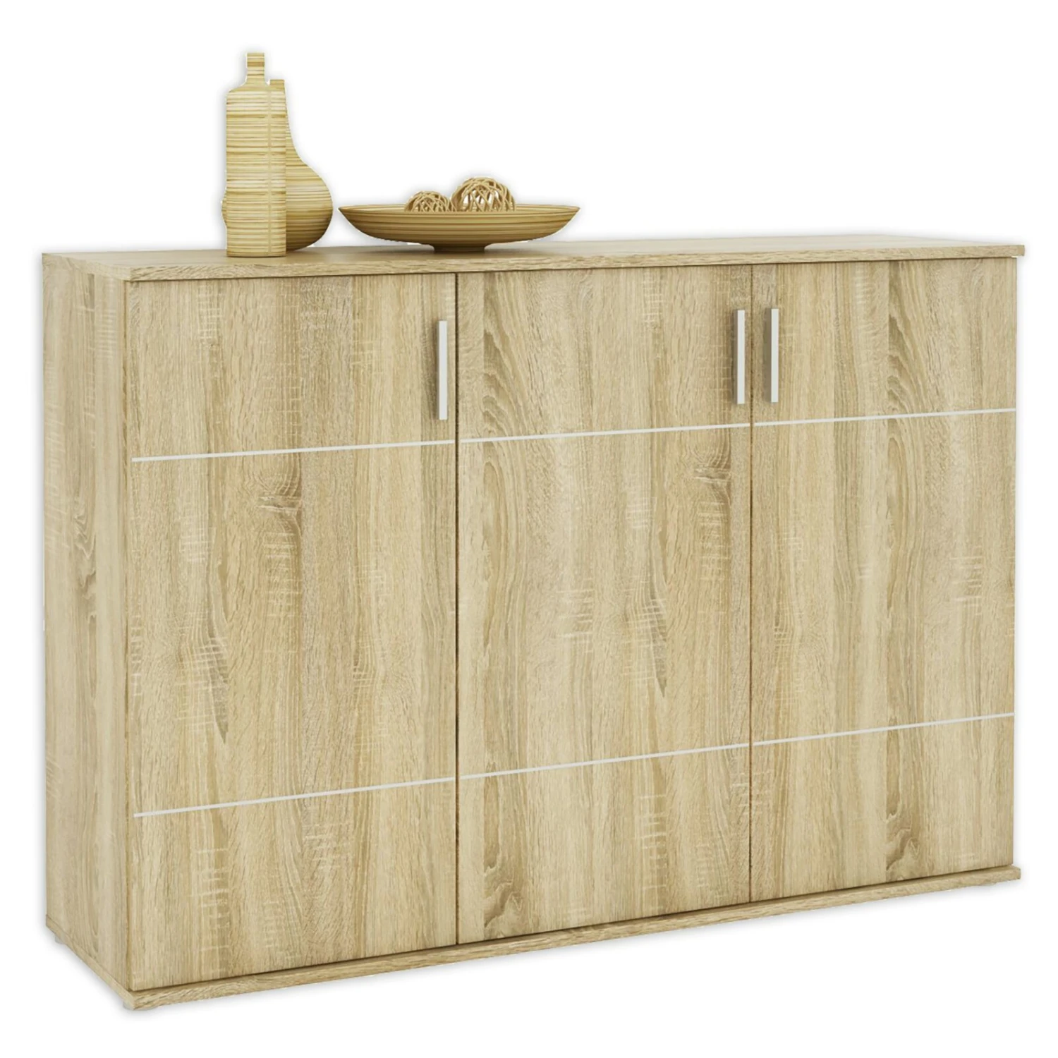Sideboard - Sonoma Eiche - 132 cm breit 1 Sideboard - Sonoma Eiche - 132 cm breit