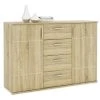 Sideboard - Sonoma Eiche - 132 cm breit
