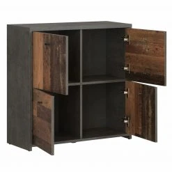 Kommode - Betonoptik - Old Wood Vintage - 77cm breit - vier Türen 11 Kommode - Betonoptik - Old Wood Vintage - 77cm breit - vier Türen -Wohnzimmer Verkäufe 1023003301 03 1600Wx1600H