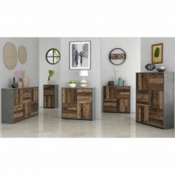 Kommode - Betonoptik - Old Wood Vintage - 77cm breit - vier Türen 14 Kommode - Betonoptik - Old Wood Vintage - 77cm breit - vier Türen -Wohnzimmer Verkäufe 1023003301 06 1600Wx1600H