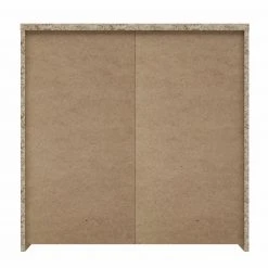 Kommode - Artisan Eiche-weiß - 77 cm breit - drei Türen zwei Schubkästen -Wohnzimmer Verkäufe 1023003700 05 1600Wx1600H