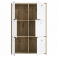 Kommode - Artisan Eiche-weiß - 77 cm breit - 6 Türen -Wohnzimmer Verkäufe 1023004900 04 1600Wx1600H