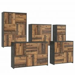 Kommode - Betonoptik-Old Wood Vintage - 77 cm breit - 6 Türen -Wohnzimmer Verkäufe 1023004901 07 1600Wx1600H