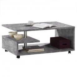Couchtisch - Betonoptik - rollbar