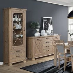 Vitrine - Bramberg Fichte - 76 cm -Wohnzimmer Verkäufe 1023006600 03 1600Wx1600H