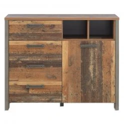 Kommode - Old Wood Vintage - 1 Tür - 107 cm breit -Wohnzimmer Verkäufe 1023007200 03 1600Wx1600H