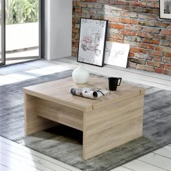 Couchtisch - Sonoma Eiche - 80x80 cm -Wohnzimmer Verkäufe 1023007900 03 1600Wx1600H