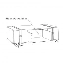Couchtisch - Old Wood Vintage - mit Schubkasten -Wohnzimmer Verkäufe 1023008100 06 1600Wx1600H