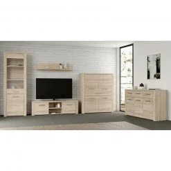 Sideboard - Sonoma Eiche - 136 cm -Wohnzimmer Verkäufe 1023009700 04 1600Wx1600H