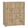 Kommode - Artisan Eiche - 74 cm breit - vier Schubkästen