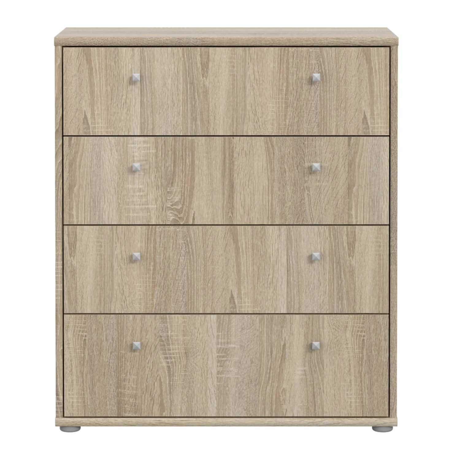 Kommode - Sonoma Eiche - 74 cm breit - vier Schubkästen 2 Kommode - Sonoma Eiche - 74 cm breit - vier Schubkästen – Bild 2