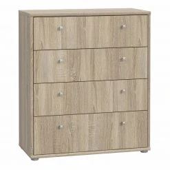 Kommode - Sonoma Eiche - 74 cm breit - vier Schubkästen