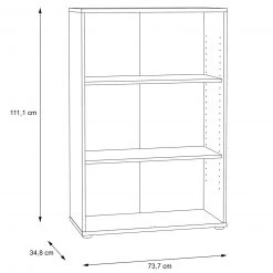 Regal - Sonoma Eiche - 74x111 cm 10 Regal - Sonoma Eiche - 74x111 cm -Wohnzimmer Verkäufe 1023011202 05 1600Wx1600H
