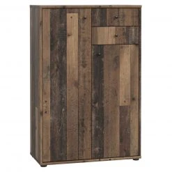 Kommode - Old Wood Vintage - 74 cm breit - je zwei Türen und Schubkästen