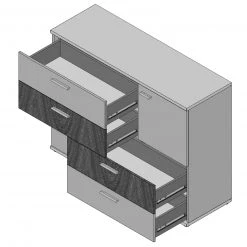 Sideboard - Beton-weiß - 125 cm breit -Wohnzimmer Verkäufe 1023012803 03 1600Wx1600H