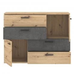 Sideboard - Artisan Eiche - Beton-Optik - 125 cm -Wohnzimmer Verkäufe 1023012805 04 1600Wx1600H