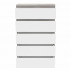 Kommode - Betonoptik-weiß - 77 cm -Wohnzimmer Verkäufe 1023017702 04 1600Wx1600H