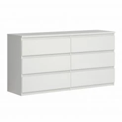 Sideboard - weiß - 154 cm