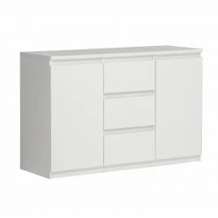 Sideboard - weiß - 121 cm