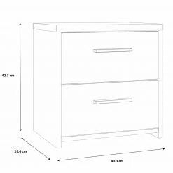 Kommode - Sonoma Eiche-weiß - 42 cm 11 Kommode - Sonoma Eiche-weiß - 42 cm -Wohnzimmer Verkäufe 1023019600 05 1600Wx1600H