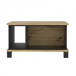 Couchtisch - Artisan Eiche-Schwarzeiche - 3 offene Fächer - 80 cm -Wohnzimmer Verkäufe 1023021600 03 1600Wx1600H