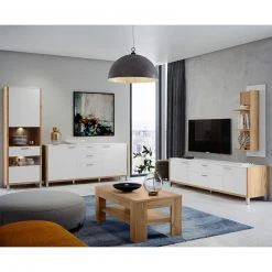 Sideboard - weiß - Cantania Eiche - 186 cm breit 12 Sideboard - weiß - Cantania Eiche - 186 cm breit -Wohnzimmer Verkäufe 1023023100 06 1600Wx1600H