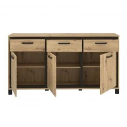 Sideboard - Artisan Eiche-Schwarzeiche - 3 Schubkästen - 178,4 cm -Wohnzimmer Verkäufe 1023023500 03 1600Wx1600H