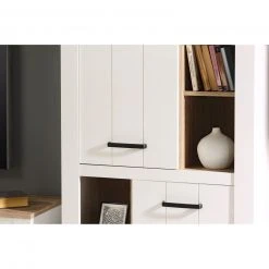 Highboard - weiß-bianco Eiche - 87 cm breit 8 Highboard - weiß-bianco Eiche - 87 cm breit -Wohnzimmer Verkäufe 1023030400 04 1600Wx1600H
